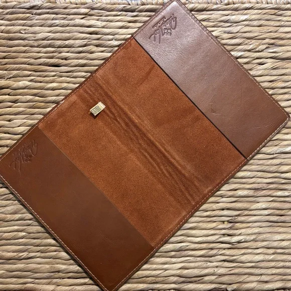 Patricia Nash Brown Leather Journal Planner Cover - Picture 3 of 3